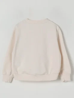 Felpa a girocollo con logo Elisabetta Franchi La Mia Bambina