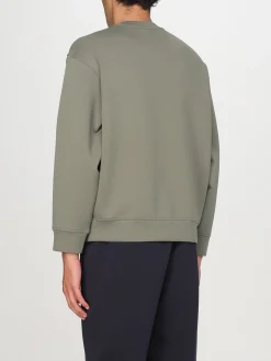 Felpa a girocollo con logo Emporio Armani