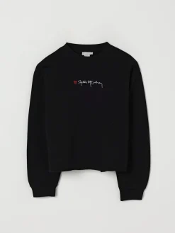 Felpa a girocollo con logo Stella McCartney Kids