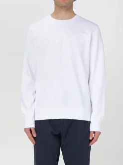 Felpa a girocollo con logo Boss