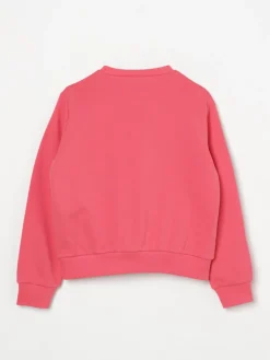 Felpa a girocollo con logo di strass Liu Jo