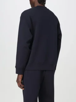 Felpa a girocollo con logo Emporio Armani