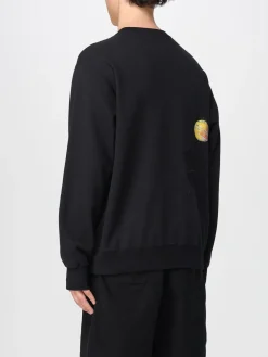 Felpa a girocollo con logo e toppe Undercover