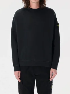 Felpa a girocollo con logo Stone Island