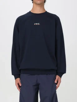 Felpa a girocollo con logo A.P.C.