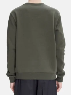 Felpa a girocollo con logo A.P.C. in cotone