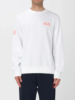 Felpa a girocollo con logo SUN68