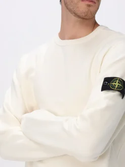 Felpa a girocollo con logo Stone Island
