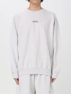 Felpa a girocollo con logo A.P.C.