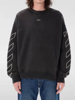 Felpa a girocollo con logo posteriore Off-white