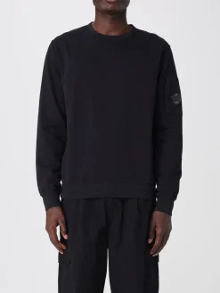 Felpa a girocollo con logo C.P. Company