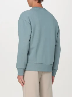 Felpa a girocollo con mini logo Calvin Klein