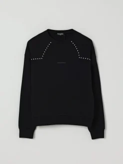 Felpa a girocollo Dsquared2 con borchie