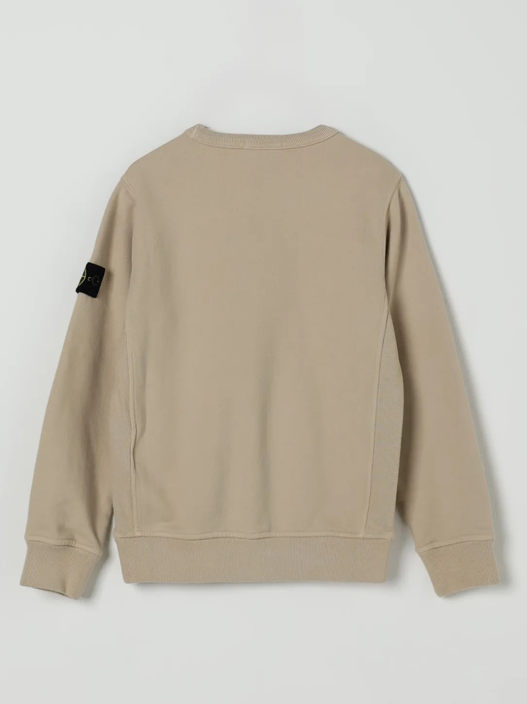 Felpa a girocollo in cotone Stone Island Junior