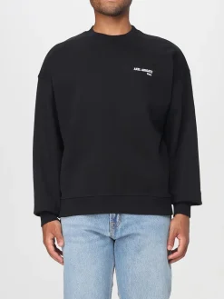 Felpa a girocollo in cotone con logo Axel Arigato