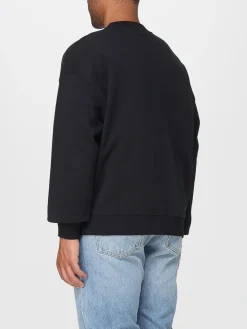 Felpa a girocollo in cotone con logo Axel Arigato