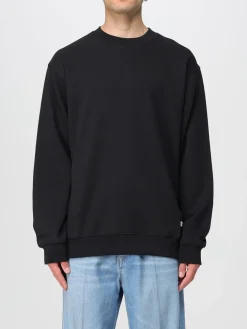 Felpa a girocollo in cotone stampata Laneus