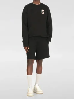 Felpa a girocollo in cotone con logo Casablanca