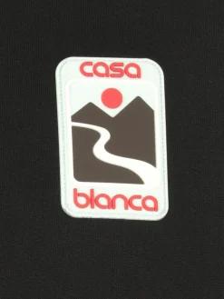 Felpa a girocollo in cotone con logo Casablanca