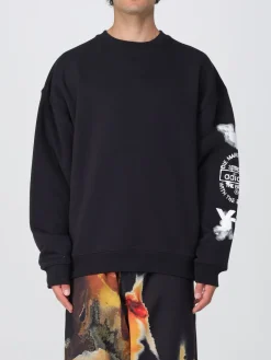 Felpa a girocollo in cotone con logo Y-3