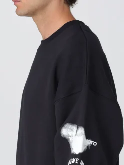 Felpa a girocollo in cotone con logo Y-3