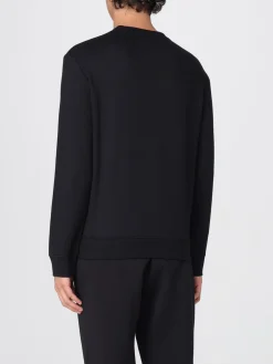 Felpa a girocollo in misto cotone Emporio Armani