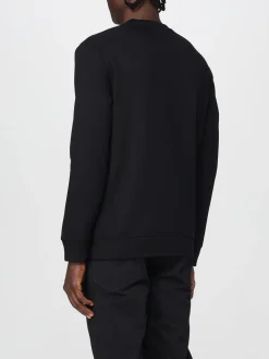 Felpa a girocollo in misto cotone Emporio Armani