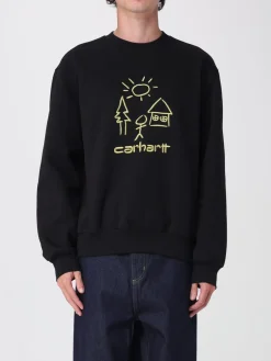 Felpa a girocollo in misto cotone con logo Masterpiece Carhartt Wip