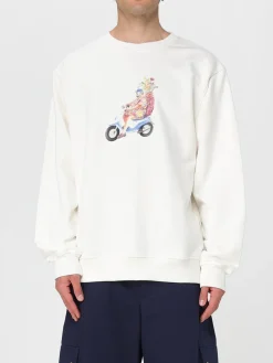 Felpa a girocollo stampata Drôle De Monsieur