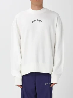 Felpa a girocollo stampata Palm Angels