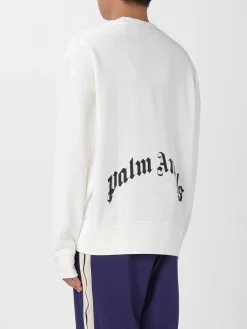 Felpa a girocollo stampata Palm Angels