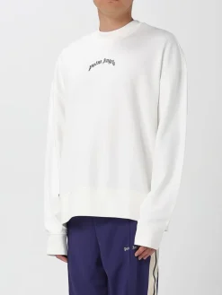 Felpa a girocollo stampata Palm Angels