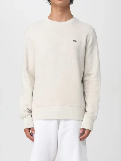 Felpa basic Autry in cotone con logo ricamato