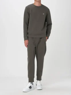 Felpa basic Emporio Armani in misto cotone