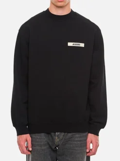 Felpa basic Jacquemus in cotone con logo