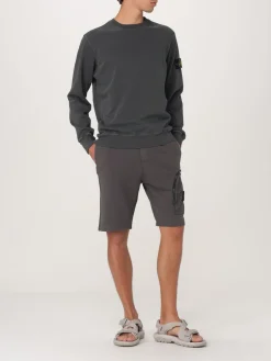 Felpa basic Stone Island in cotone