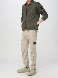 Felpa basic Stone Island in cotone