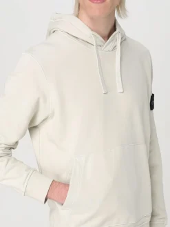 Felpa basic Stone Island in cotone