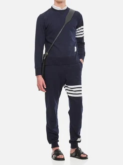 Felpa basic Thom Browne in cotone