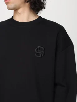 Felpa Boss in cotone con logo