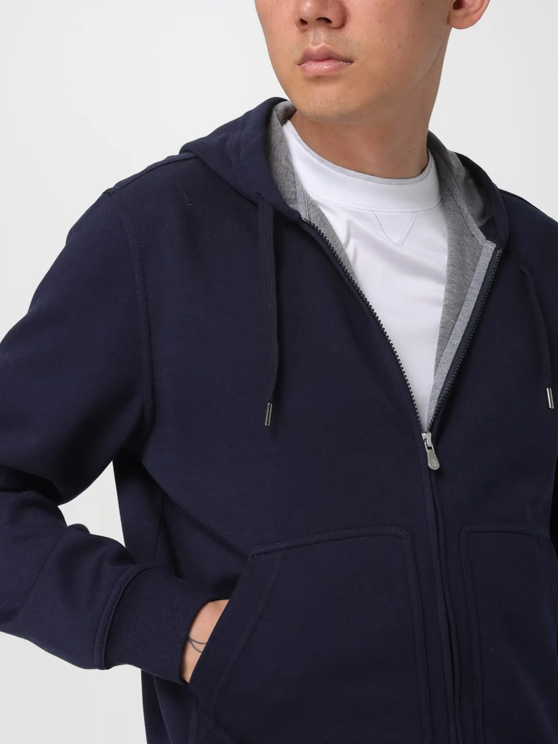 Felpa Brunello Cucinelli in cotone e cashmere