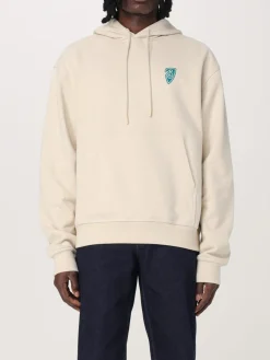 Felpa Burberry in cotone con stampa logo