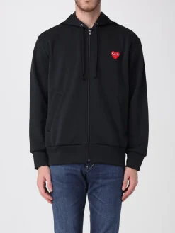 Felpa Comme Des Garçons Play in cotone