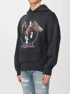 Felpa con cappuccio Amiri in cotone con stampa