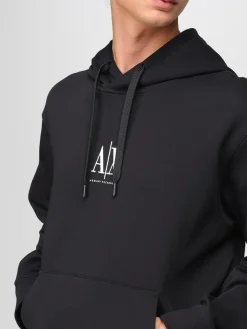 Felpa con cappuccio Armani Exchange in misto cotone