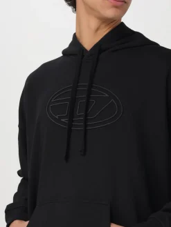 Felpa con cappuccio Diesel in cotone con logo