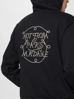 Felpa con cappuccio e logo Drôle De Monsieur