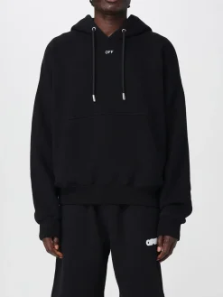 Felpa con cappuccio e logo Off-White