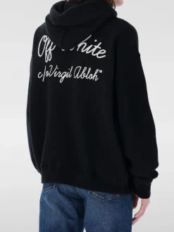 Felpa con cappuccio e logo Off-white