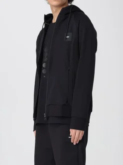 Felpa con cappuccio e logo Saggy Boss in misto cotone